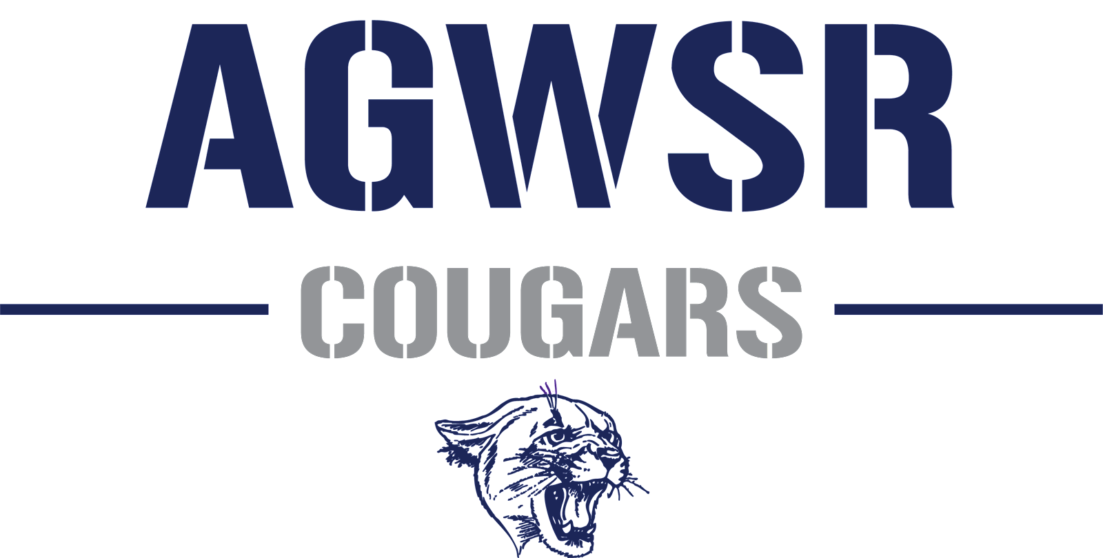 AGWSR Cougars school mascot logo